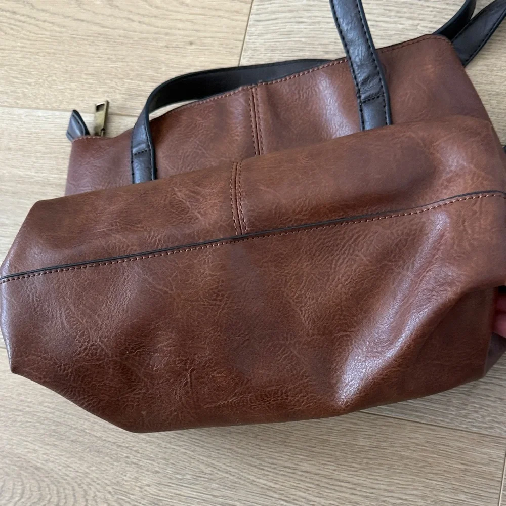 Tote Bag Faux Leather handbag Womens